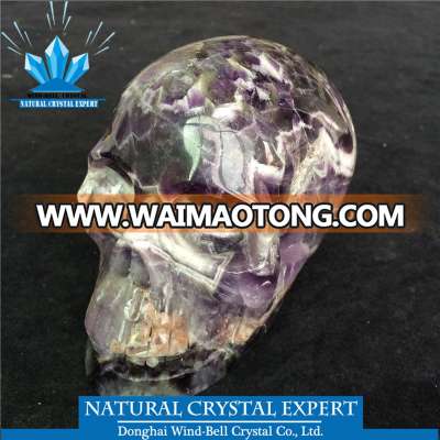 Wholesale 100% Natural Amethyst Life Size Crystal Skull For Healing