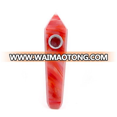 Red Smelting Stone  Crystal Smoking Pipe High Quality Miniature Smoking Pipes Wholesale