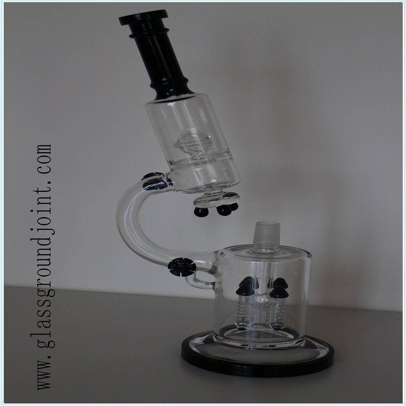 High Quality Borosilicate Glass Smoking Water Pipe Hookah with Ground Joint